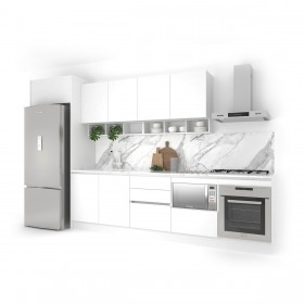 Cozinha Completa Luca Gormand M2 - Linha Studio (230 X 365 X 60 Cm) Branco