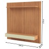 Painel para TV Até 65 Polegadas 2 Gavetas 1 Prateleira 100% Mdf Freijó ...