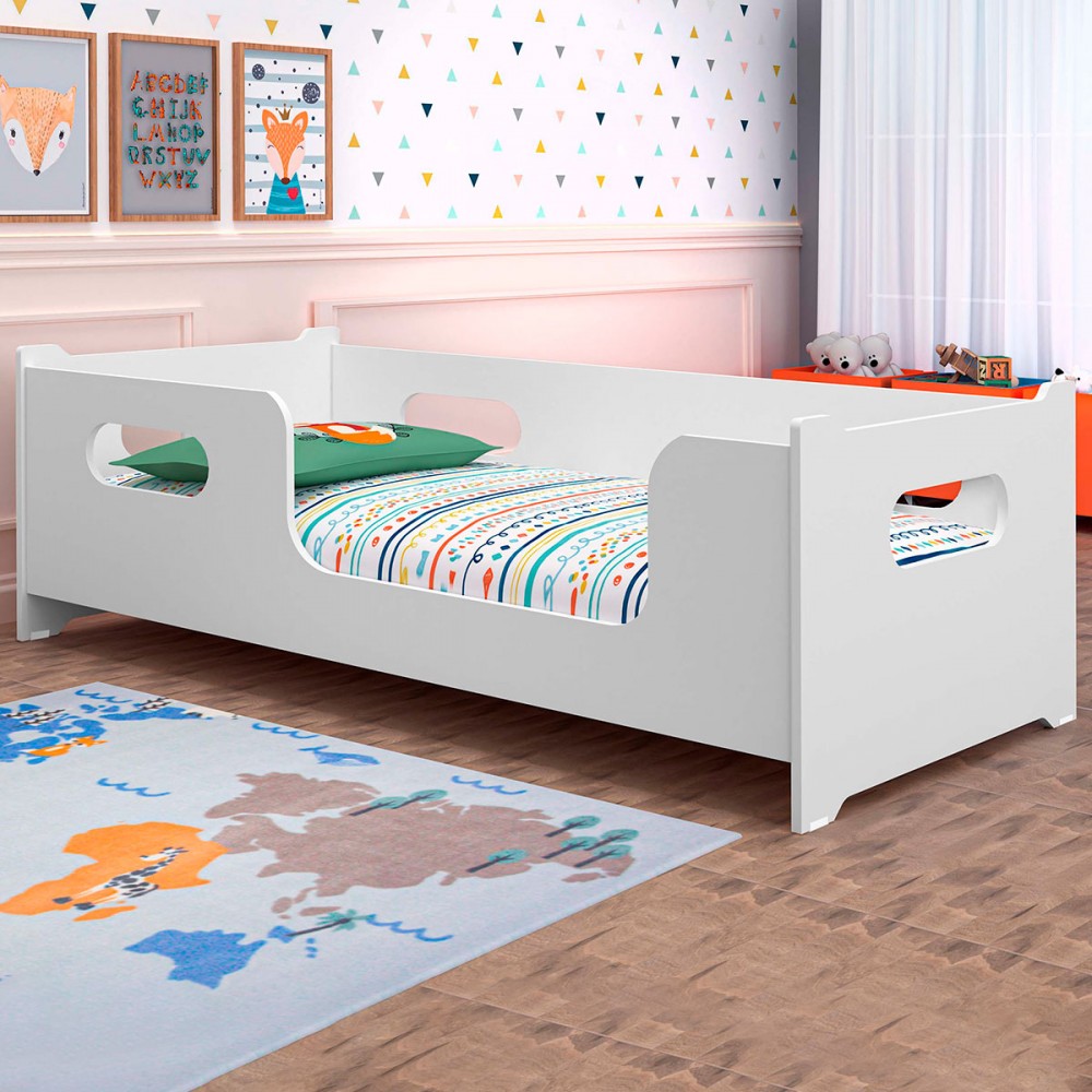 Beliche Infantil Encanto Branco Grenat - Gabrielli Móveis - Quarto