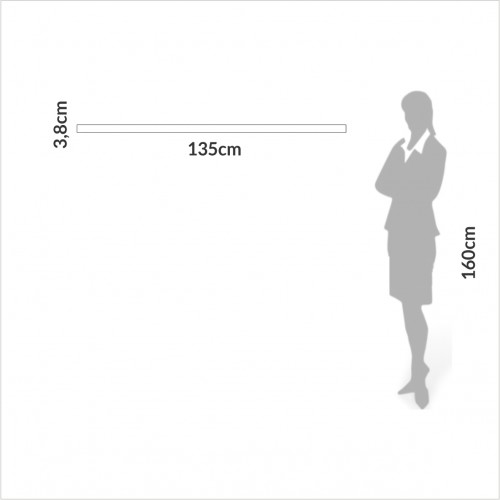 Prateleira 135cm Basic Freijó - Dalla Costa