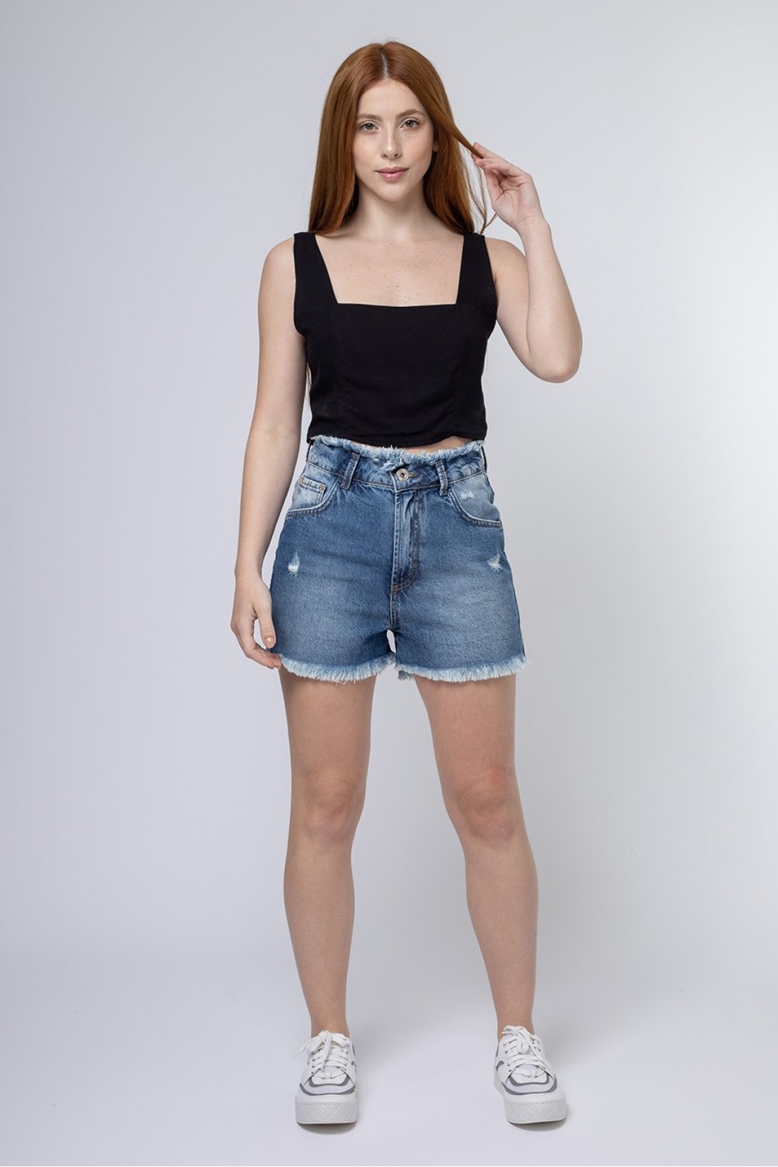 short jeans denim