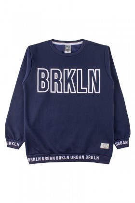 Blusão Juvenil Masculino Brkln Urban Marinho - Dk2