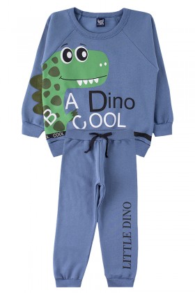Conjunto Infantil Masculino Dino Cool Azul - Good Boy