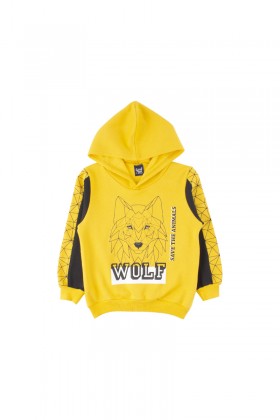 Conjunto Infantil Masculino Wolf Amarelo - Good Boy