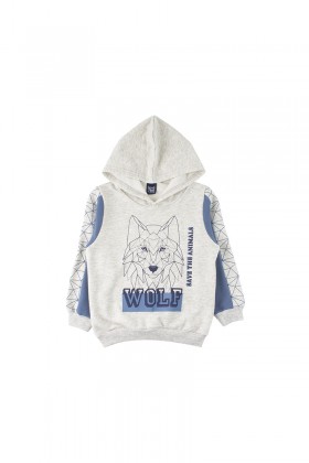 Conjunto Infantil Masculino Wolf Gelo - Good Boy