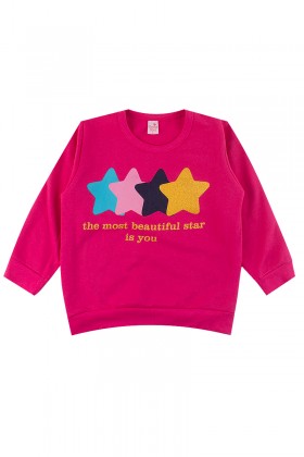 Conjunto Infantil Feminino Star Pink - Menina Doce