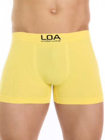 CUECA BOXER MICROFIBRA SEM COSTURA MESCLA VERDE MATA