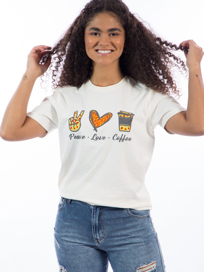 Camiseta Feminina Estampada t-shirt oversized