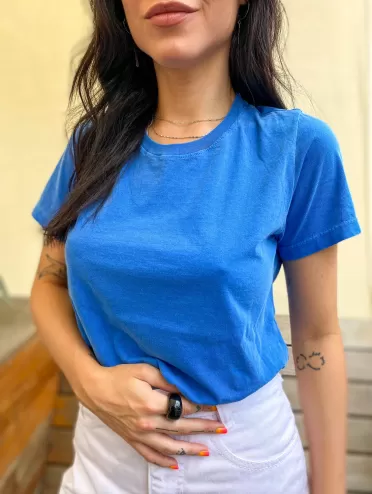 Camiseta Feminina Estonada Lisa Fran