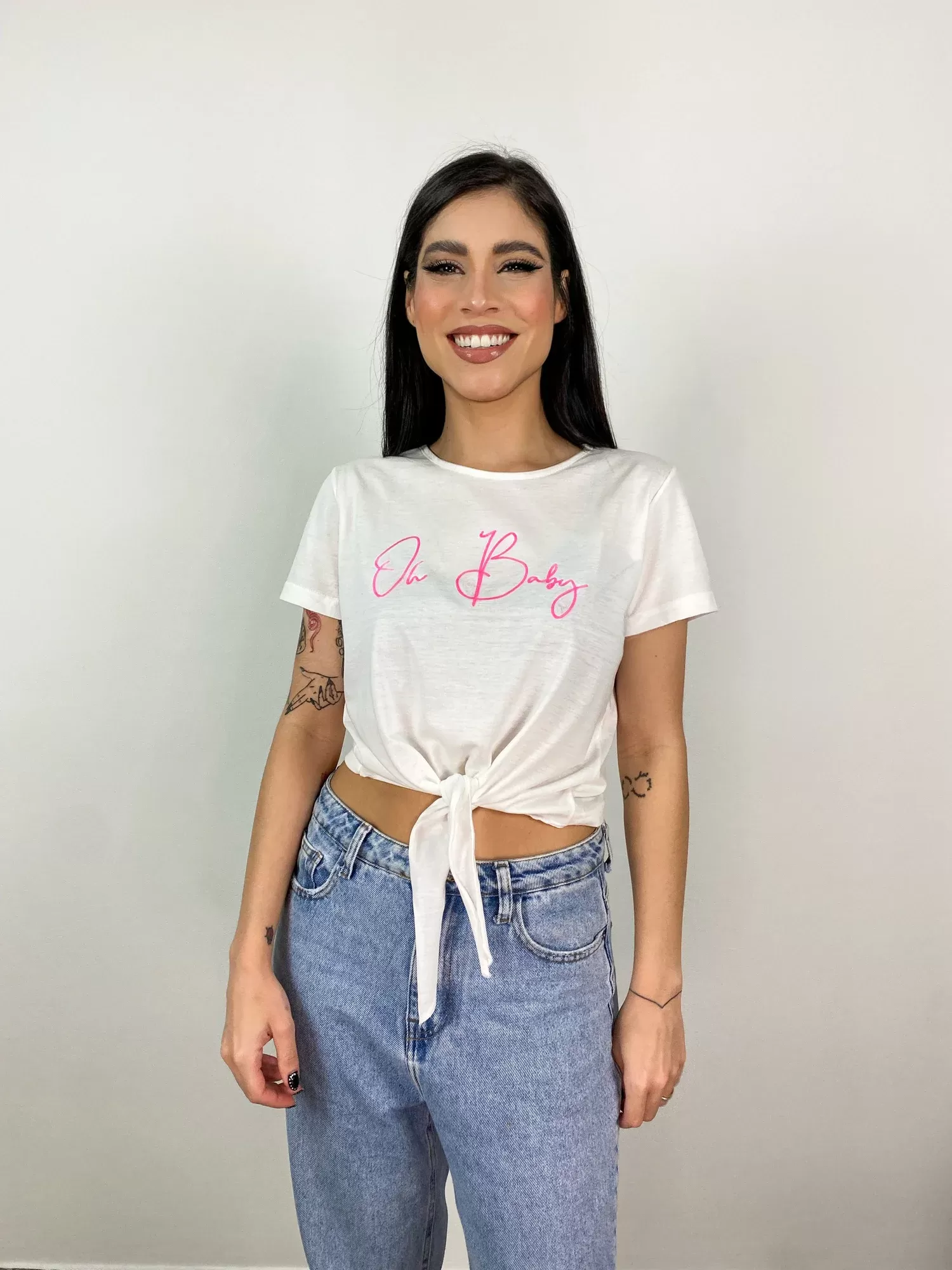 Camiseta Cropped USA