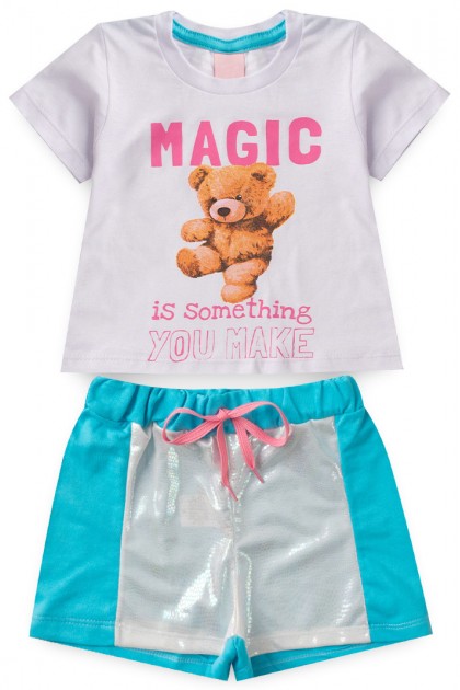 Conjunto Infantil de Teddy. ( 1 ou 2 anos )