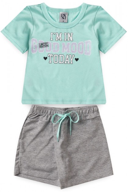 Conjunto Feminino Infantil Good Mood