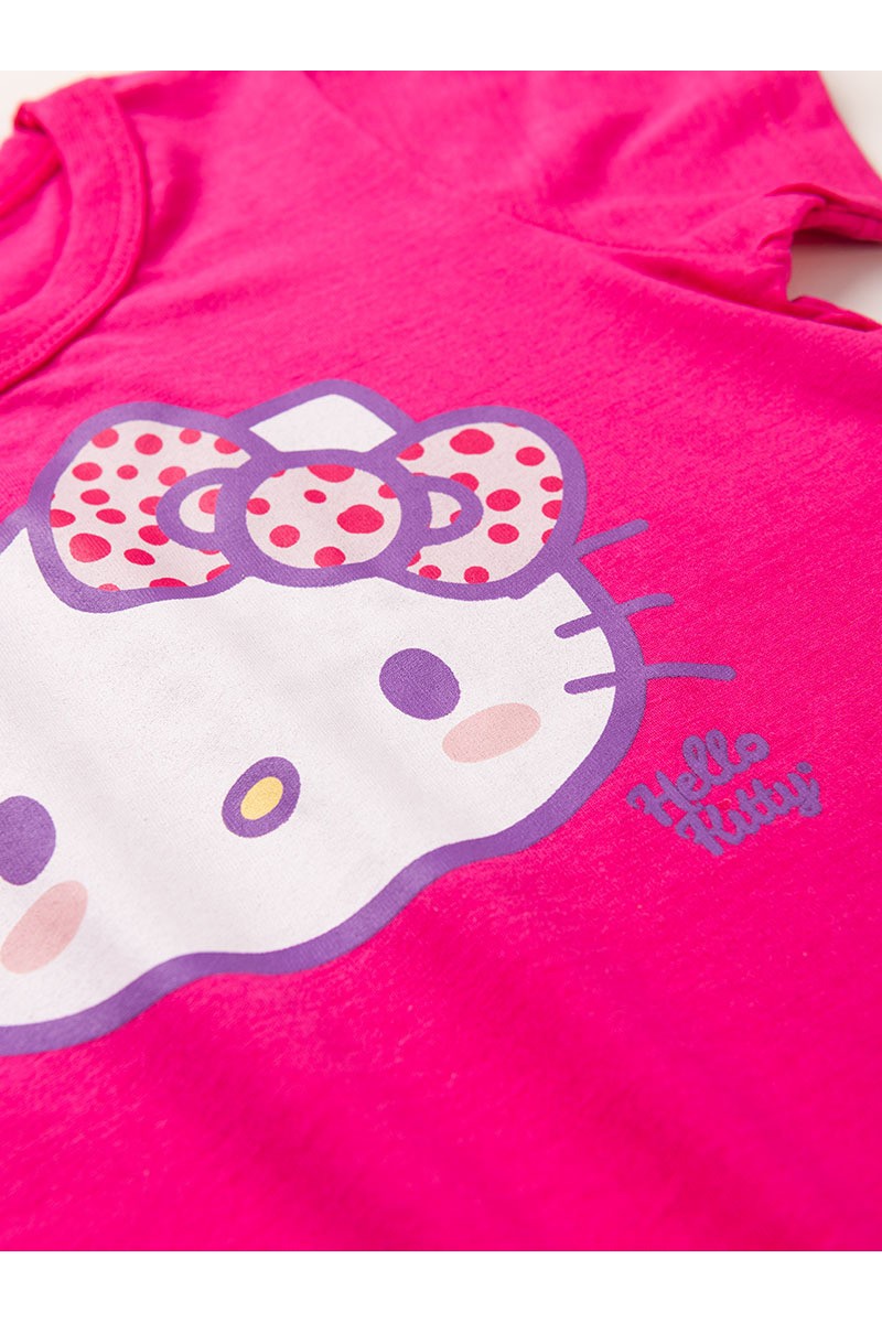 Camiseta cropped hello kitty