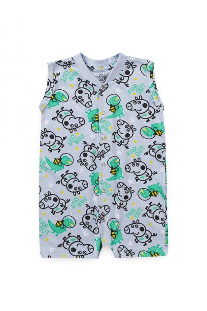 Macacão Masculino Infantil Far Out George - Peppa Pig