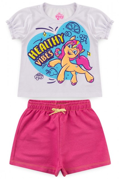 Conjunto Feminino Infantil Healthy Vibes - My Little Pony