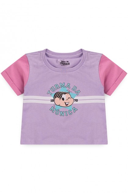 Conjunto Feminino Infantil Piscadinha - Turma da Mônica
