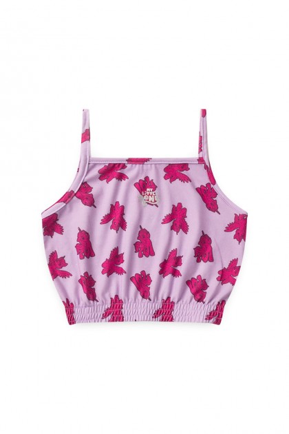 Conjunto Feminino Infantil Top + Saia Tule - My Little Pony