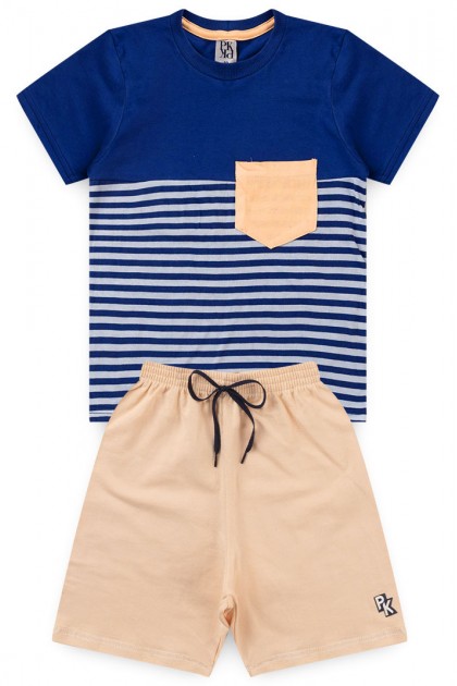 Conjunto Masculino Infantil Estilo Marinheiro