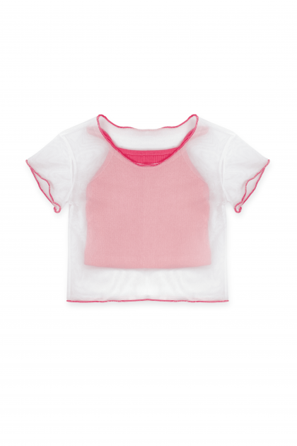 Conjunto Infantil Feminino White Tule