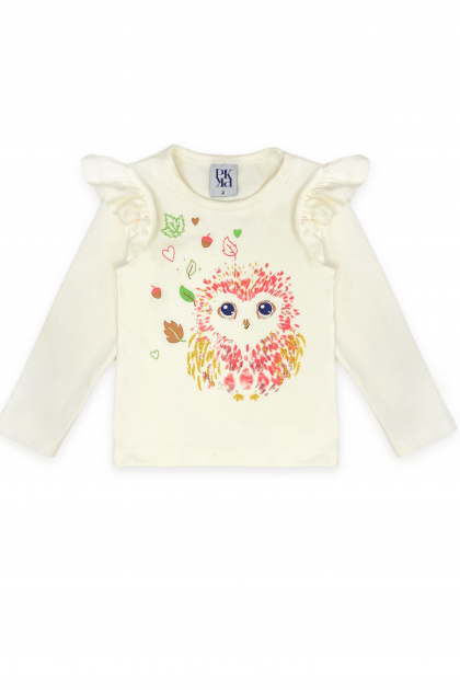 Conjunto Feminino Infantil Corujinha