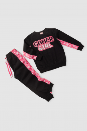 Conjunto Infantil Feminino Gamer Girl