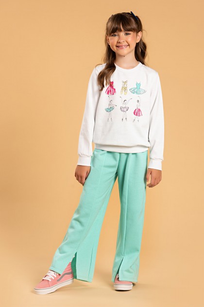 Conjunto Feminino Infantil Miniature Capuz - Platinum Kids