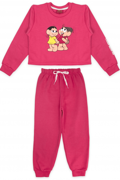 Conjunto Feminino Infantil Besties - Turma da Mônica