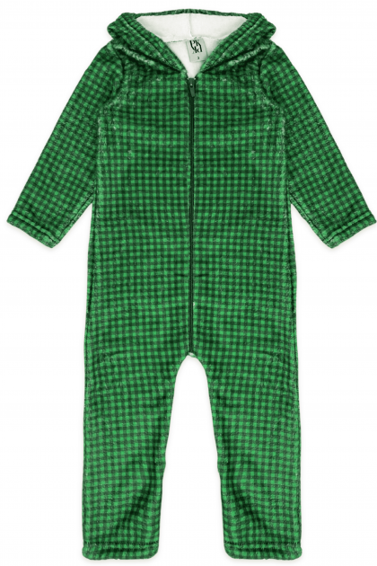 Macacão Masculino Infantil Plaid