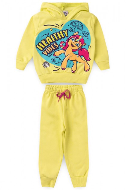 Conjunto Feminino Infantil Healthy Vibes - My Little Pony