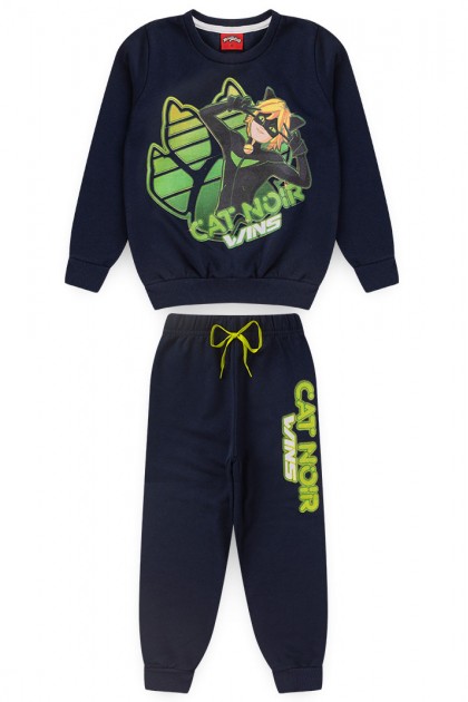 Conjunto Masculino Infantil Cat Noir - Ladybug