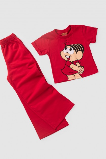 Conjunto Feminino Infantil Cute - Turma da Mônica