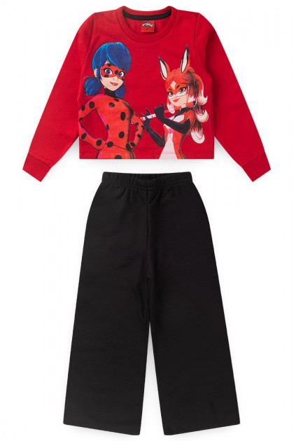 Conjunto Feminino Infantil Aventuras - Ladybug