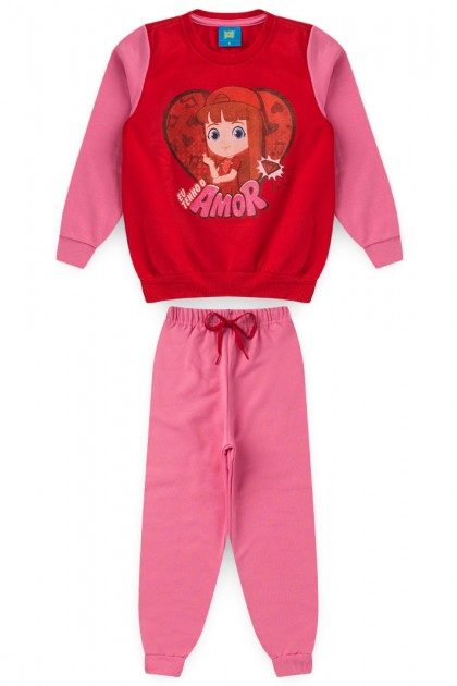 Conjunto Feminino Infantil Diamond - Luccas Neto