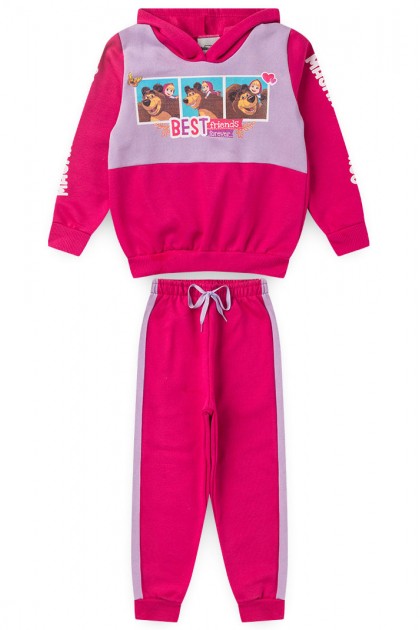 Conjunto Feminino Infantil Best Friends Forever - Masha e O Urso