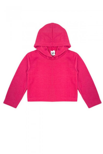 Conjunto Feminino Infantil Waffle Pink