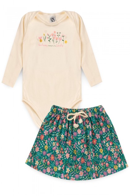 Conjunto Feminino Infantil Bee Happy