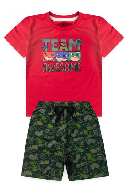 Conjunto Masculino Team Awesome - Pj Masks