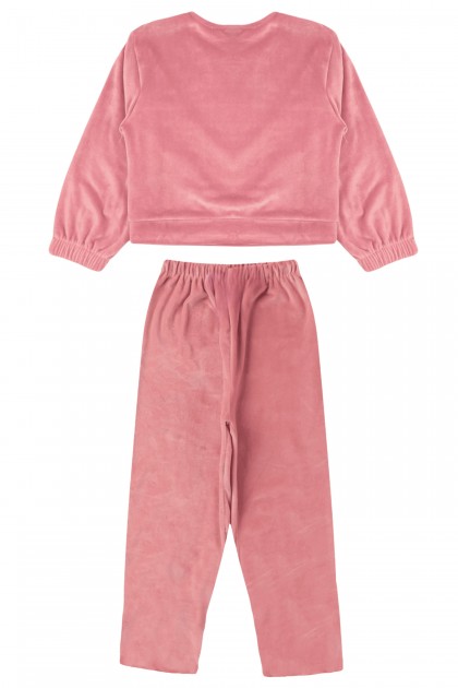 Conjunto Infantil Feminino Love Bordado