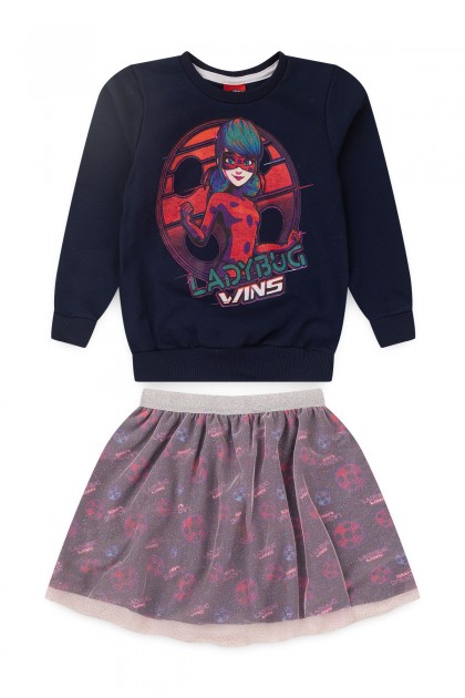 Conjunto Feminino Infantil Wins Glitter - Ladybug