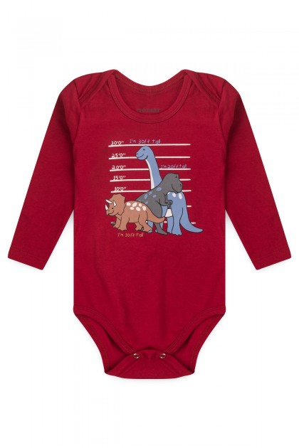 Body Masculino Infantil Size Dinos