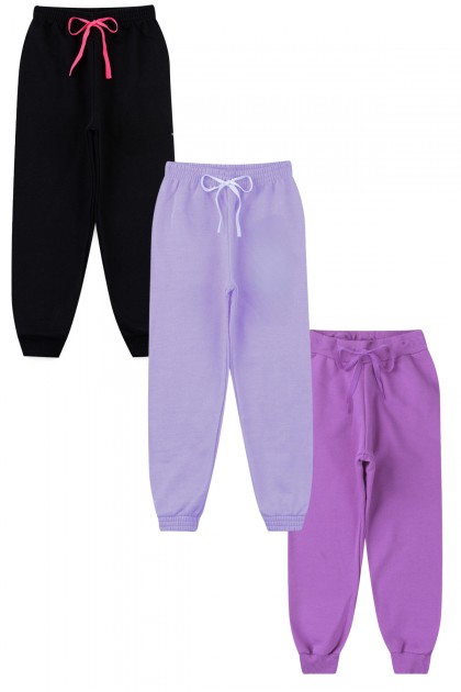 Kit Sortido 3 Calça Infantil Feminino