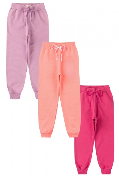 Kit Sortido 3 Calça Infantil Feminino