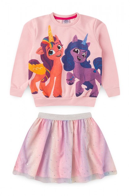 Conjunto Feminino Infantil Amigas e Magia - My Little Pony