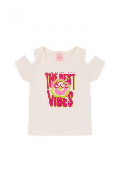 Conjunto Feminino Infantil Melhores Vibrações