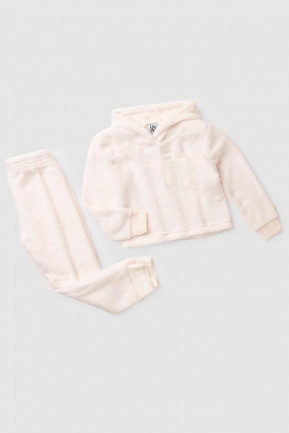 Conjunto Feminino Infantil Pelo Fleece