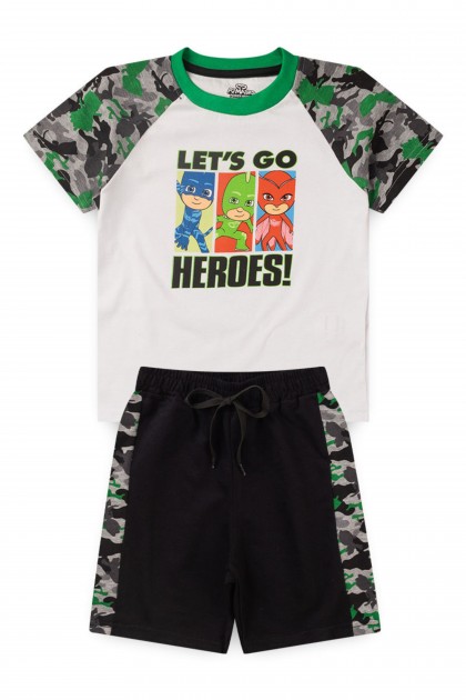 Conjunto Masculino Let´s Go Heroes - Pj Masks