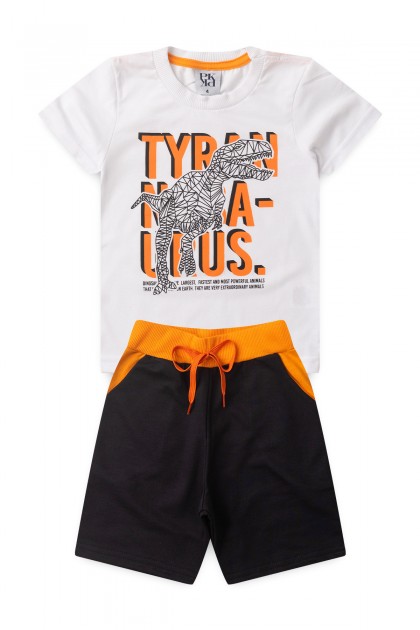 Conjunto Infantil Masculino Tiranossauro