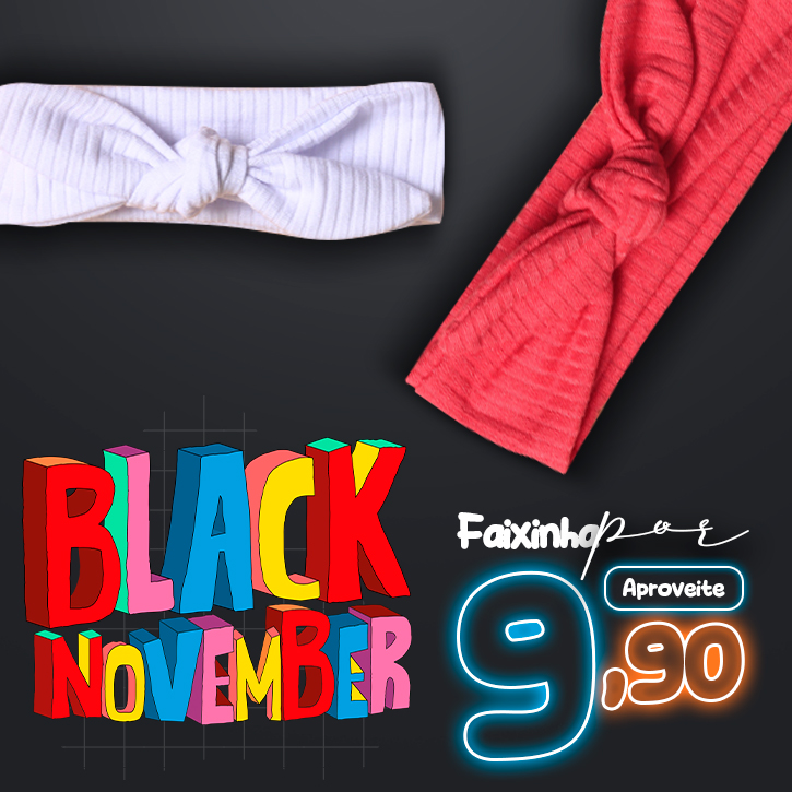 Black Friday - Faixinha de cabelo  por R$9,90