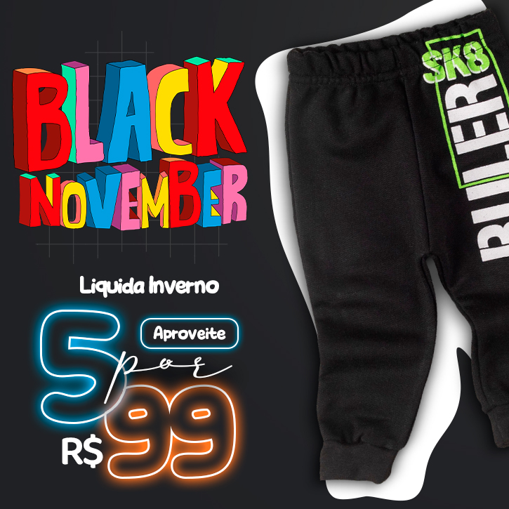 Black Friday - 5 calças por R$99