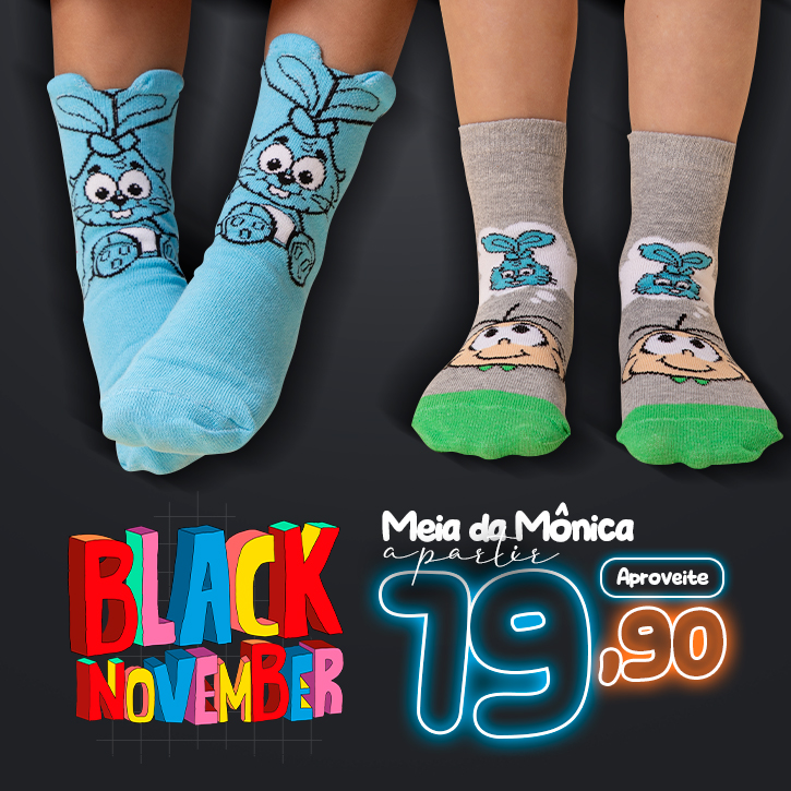 Black Friday - meias por R$19,90